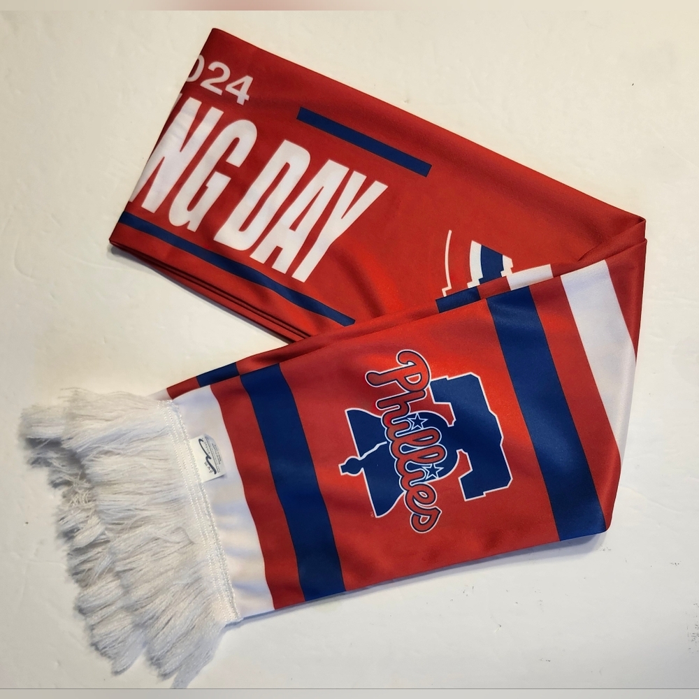 Philadelphia Phillies 2024 Opening Day Stadium Giveaway Scarf (3/28/24) SGA